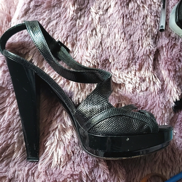 Burberry Python🔥5" Platform Heels - Picture 12 of 16